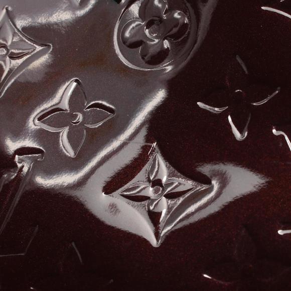 LOUIS VUITTON Alma BB Handbag Bag Leather Vernis Women's Purple M91678 - Picture 7 of 9